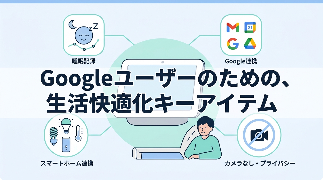 Google Nest Hub 第2世代はこんな人におすすめ