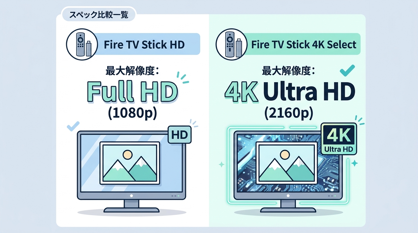 スペック比較一覧