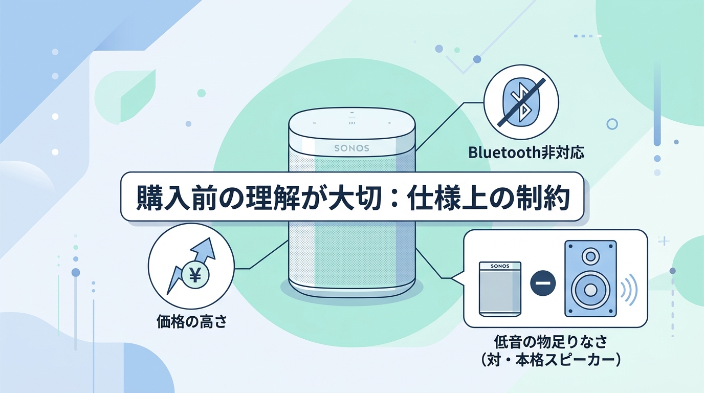 Sonos One（Gen 2）の悪い口コミ・評判