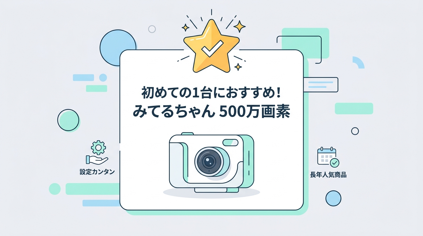 高齢の親の見守りにおすすめのカメラ3選