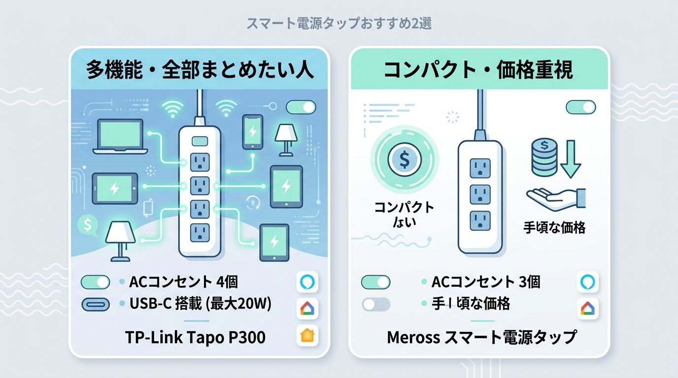 スマート電源タップおすすめ2選