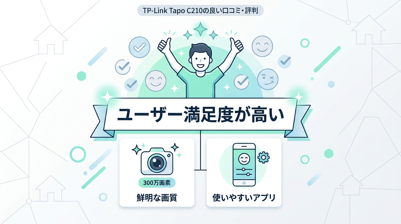 TP-Link Tapo C210の良い口コミ・評判