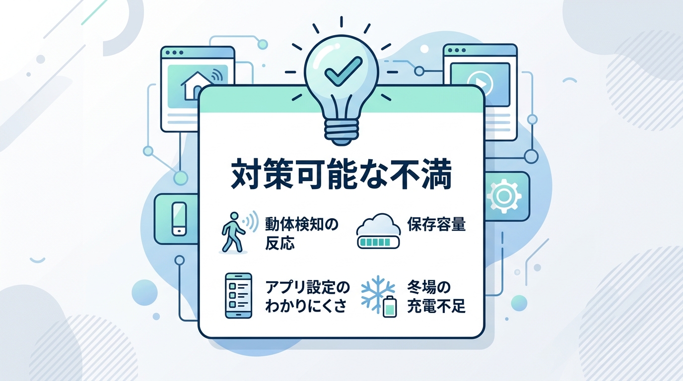 Eufy SoloCam S340の悪い口コミ・評判
